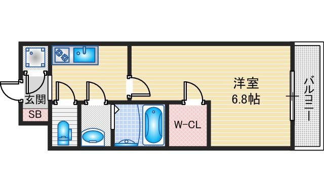 【間取り】 | ファーストフィオーレ吹田パティオ