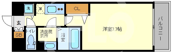 Luxe海老江Ⅱの間取り|Luxe海老江II（ラグゼ海老江II）　間取り