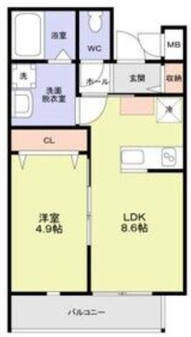 ＣＡＳＡ　ＣＡＬＭＡ野田の間取り|CASA　CALMA野田　間取り