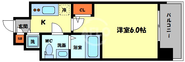 エスリード京橋桜ノ宮公園の間取り|エスリード京橋桜ノ宮公園　間取り