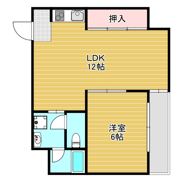 レクシア木川東の間取り