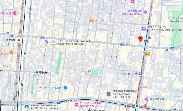 ★仲介手数料無料★アルカーデンシティリンクス新宿（新規リノベーション済み）の地図