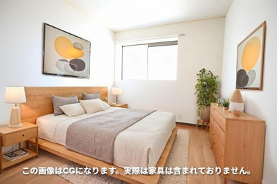 エアコン１基付の洋室