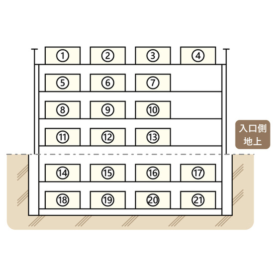 【間取り】 | サングランパ駐車場