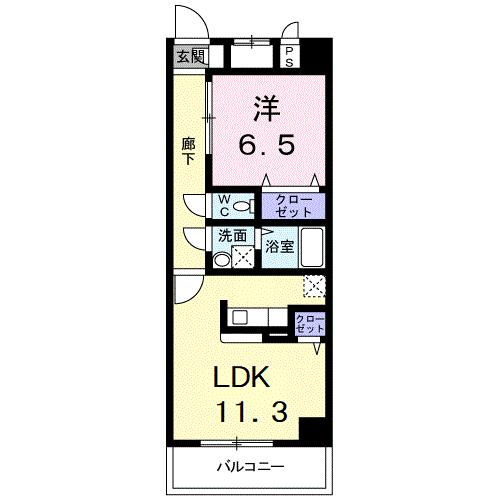 【間取り】 | キュウブ由布川