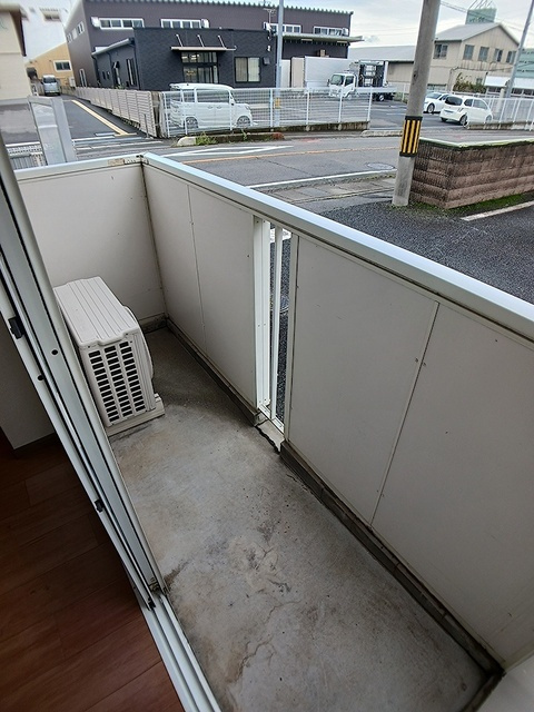 フルールメゾンＢのバルコニー