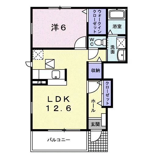 ソレイユコートＣの間取り