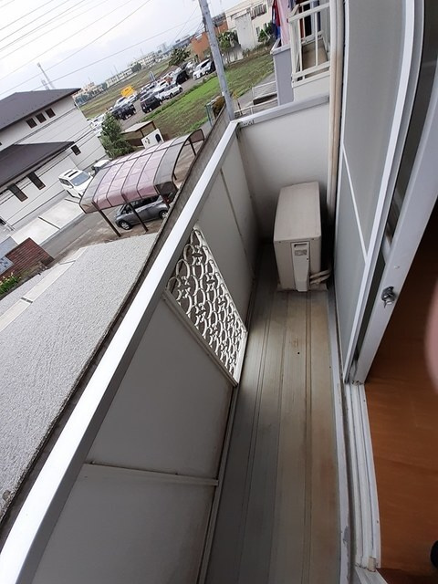 ヒロパレスⅡのバルコニー