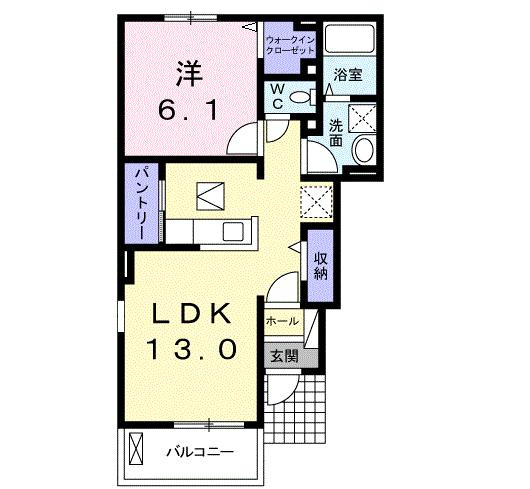 コリーヌメゾンの間取り