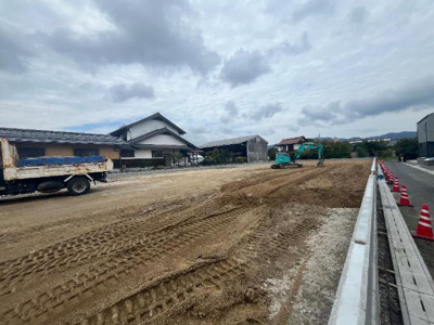 【外観】 | （仮）リバーヒルズ大津町１LDK | 建築現場