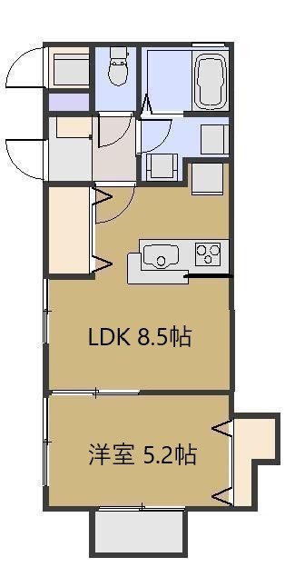 ソレジオ　レイの間取り