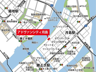 【地図】 | アドヴァンシティ月島