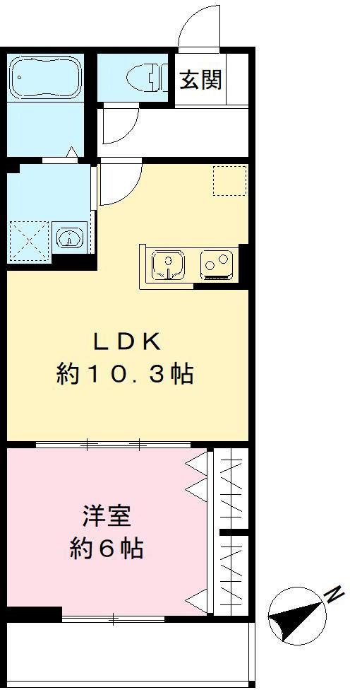 REGIES堺七道の間取り