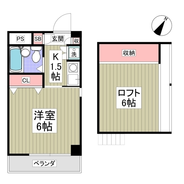 ライフインキシヤの間取り