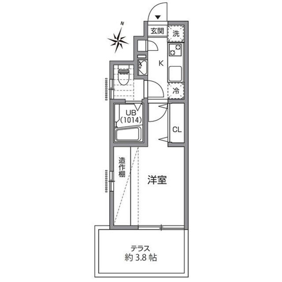 【間取り】 | グランエッグス東高円寺 | 間取り図