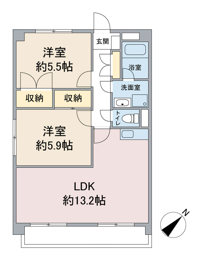 レージュ徳重の間取り