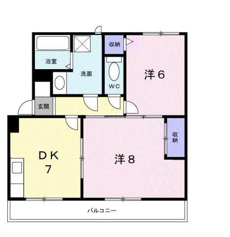 サンハイツ大滝の間取り