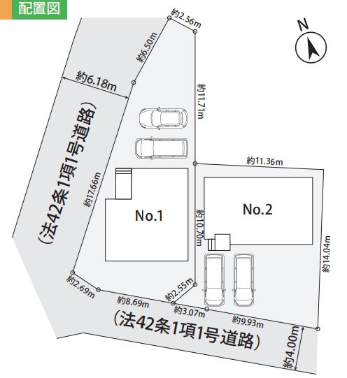 藤沢市白旗４丁目新築戸建て　3期№2の区画図|区画図「藤沢市白旗４丁目新築戸建て」
