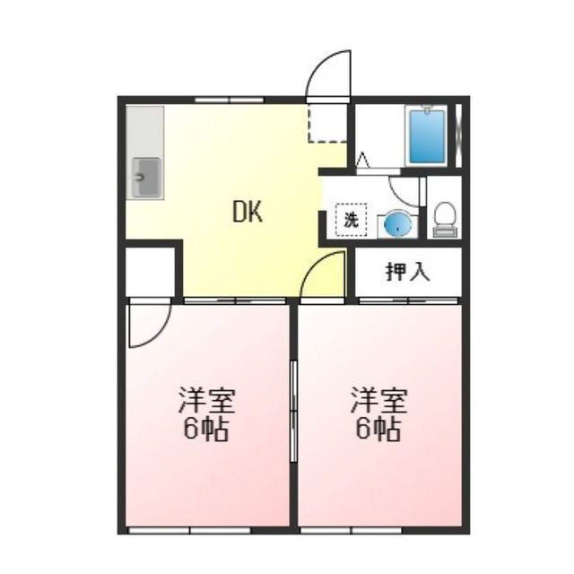 ドミール八代の間取り