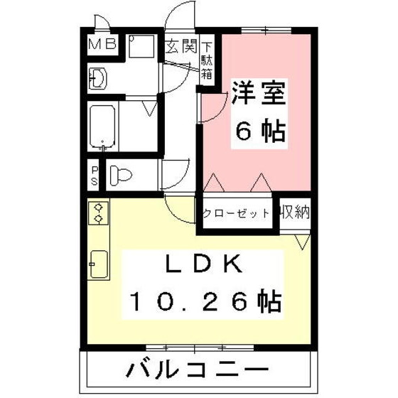 パスティールＭの間取り