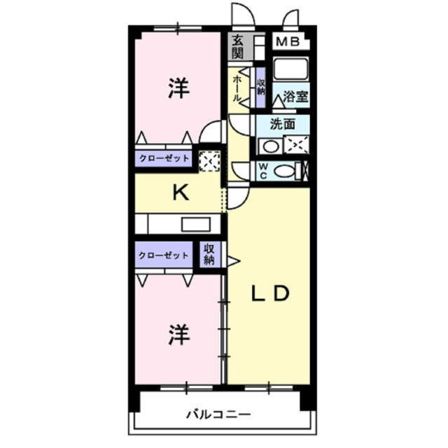 プラウ正木の間取り