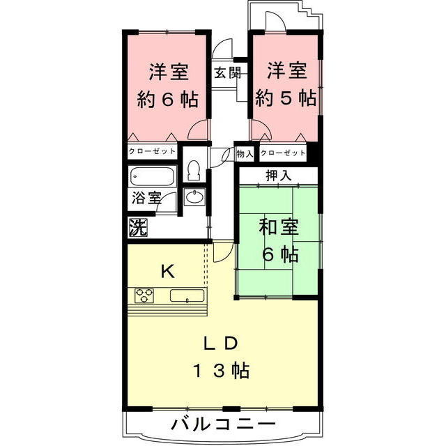 TOWAIE福光東の間取り