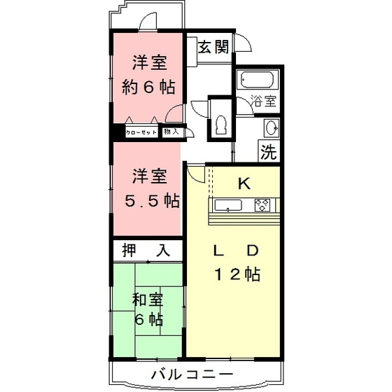 TOWAIE福光東の間取り