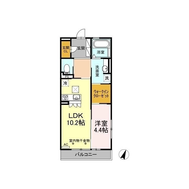 ＫＭＴ沙稀の間取り