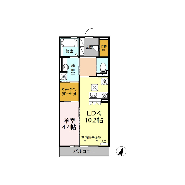 ＫＭＴ沙稀の間取り