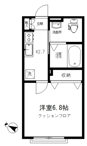 【間取り】 | ハピネス東が丘