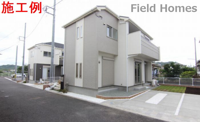 茅ヶ崎市富士見町新築戸建て　1号棟の外観|外観施工例