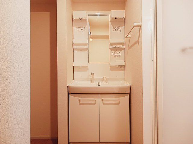 アルモニーＡの洗面所|使いやすい洗面所です
