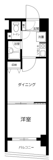 【間取り】 | クリオ神奈川新町弐番館