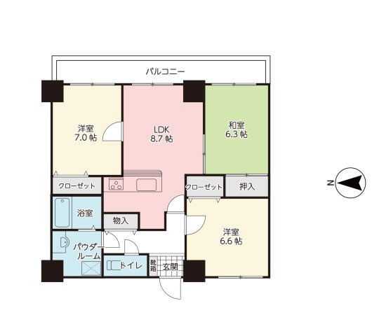【間取り】 | スカイタワー41
