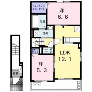 【間取り】 | クラール　安宅Ｆ