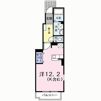 【間取り】 | アンジェリカ　Ｅ