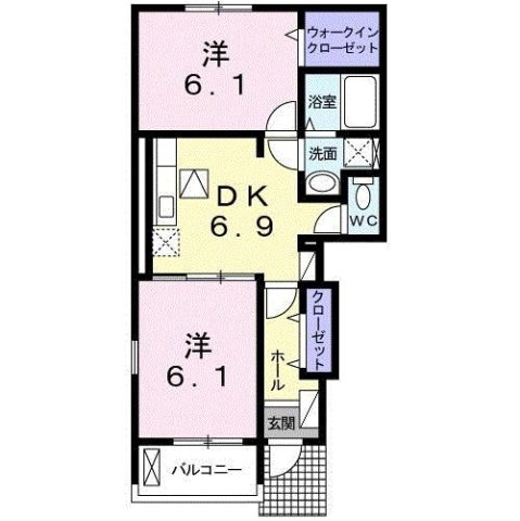 【間取り】 | プロムナード弐番館