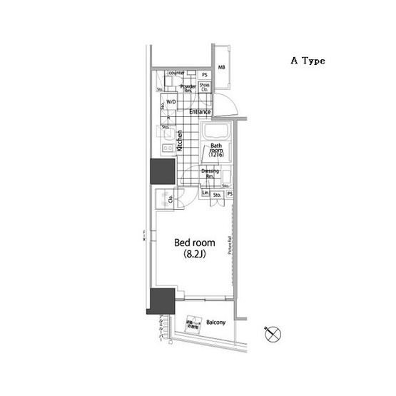 【間取り】 | パークハビオ赤坂タワー