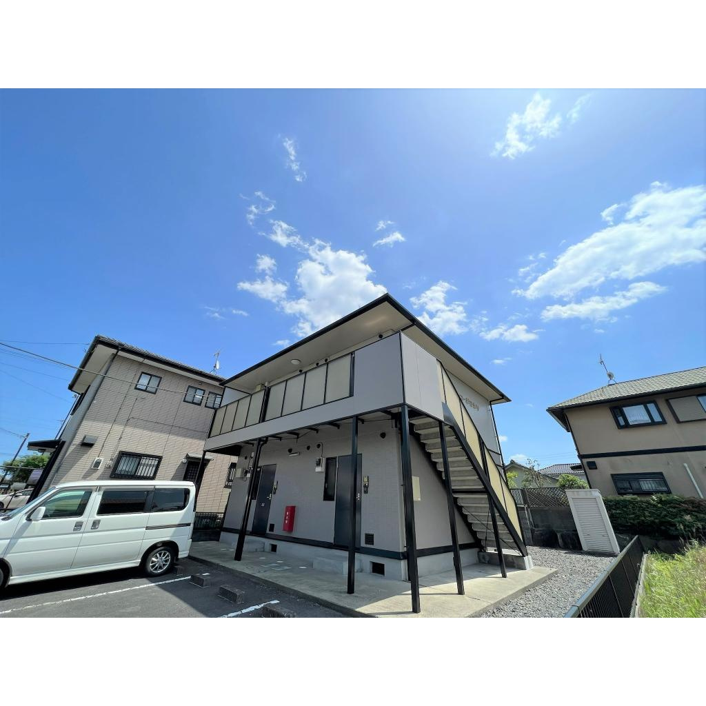 コーポひかりの外観|落ち着いた雰囲気の外観です