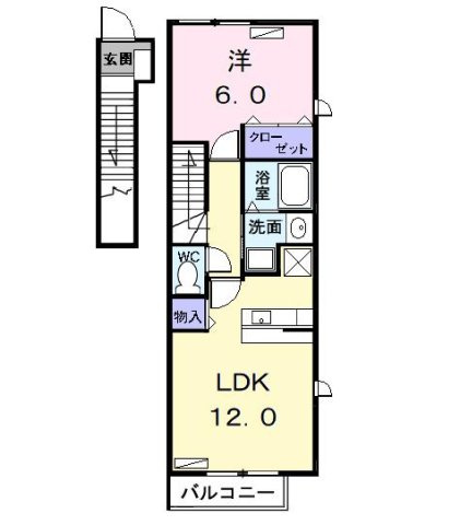 アーバンヴィラ　Ａの間取り