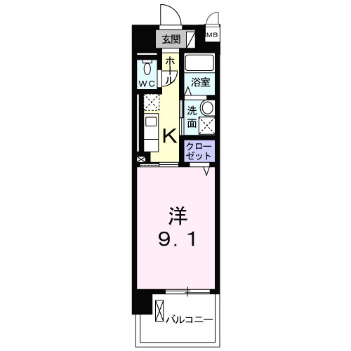 エテルノ　りんくうの間取り