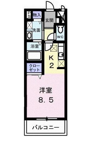 Ｃｒｅｓｃｅｎｔ　ｍｏｏｎの間取り