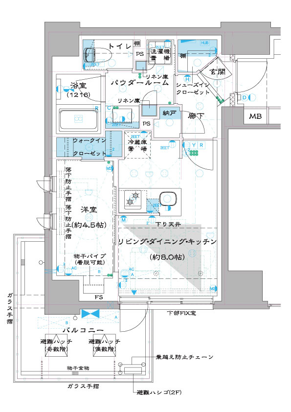 オーパスレジデンス中板橋の間取り