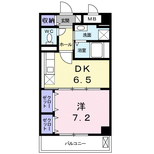 アルドール白石の間取り