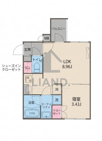 Branche博多住吉　住吉小学校区の間取り|Branche博多住吉