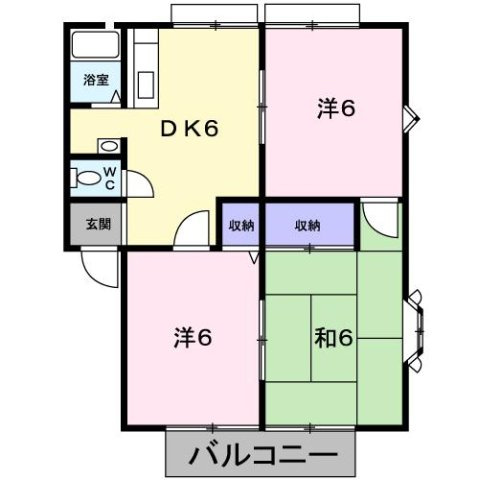 農住メゾン・プレミールＡの間取り
