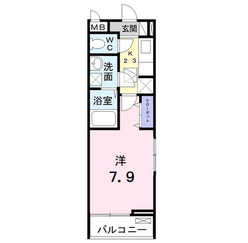 グレイスフルハイツ・Ⅰの間取り