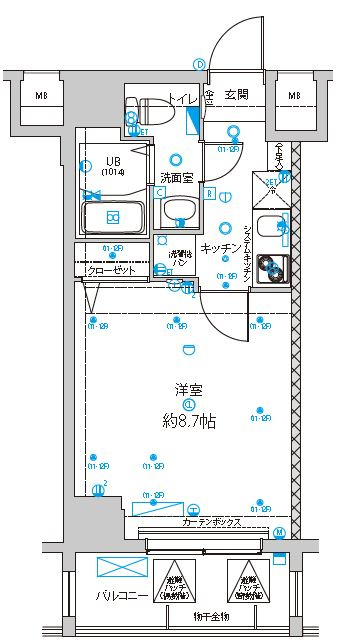 グランドパーク親水公園の間取り