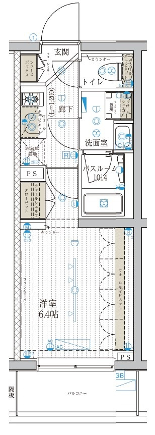 ブライズ高砂の間取り