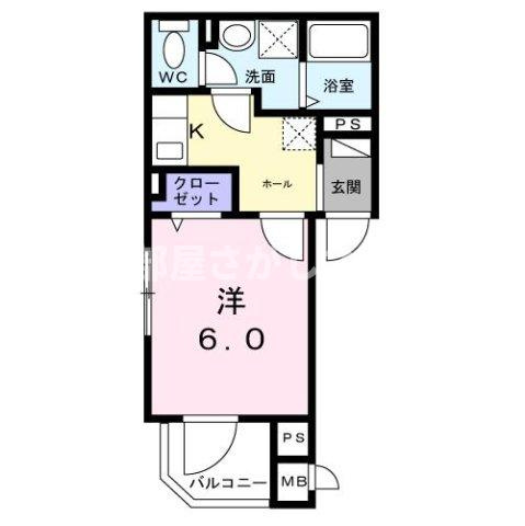 フィオーレ【おとり物件なし】#学生・社会人にオススメ！初期費用分割払いOK！の間取り
